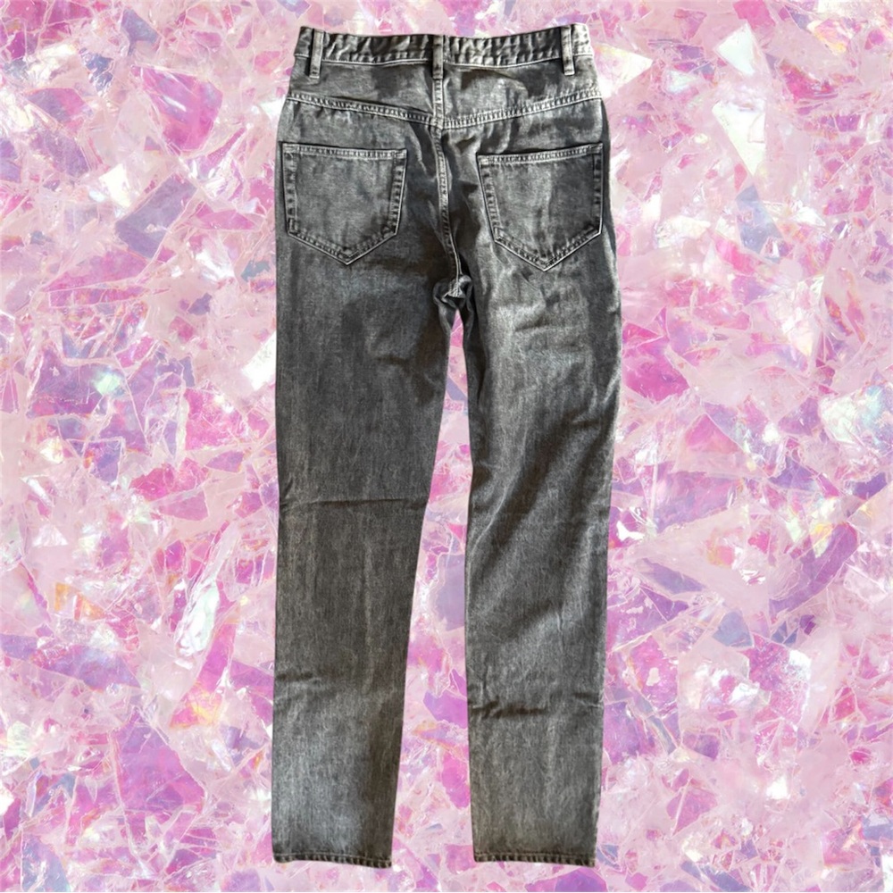 ISABEL MARANT ETOILE HOMINY JEANS 8 10 80s Denim Pants Trousers Straight Skinny - Picture 6 of 16